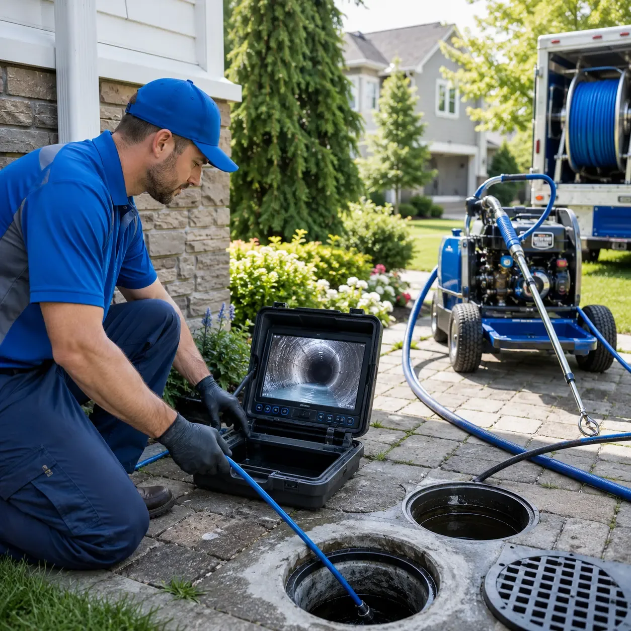 Outdoor drain cleaning professionals serving Laurel, IN