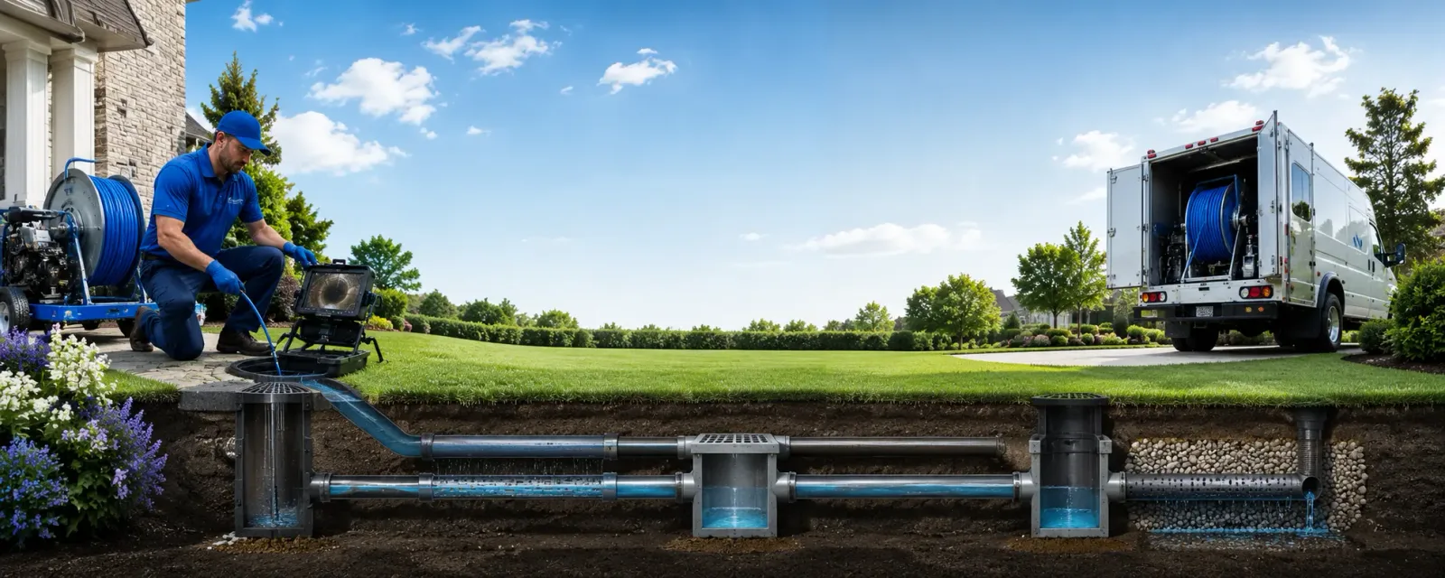 Outdoor drain cleaning information for Laurel, IN
