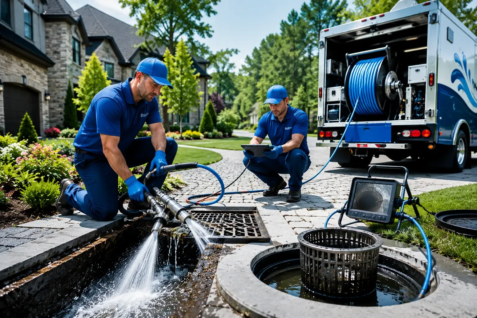 Local outdoor drain cleaning professionals in Laurel, IN