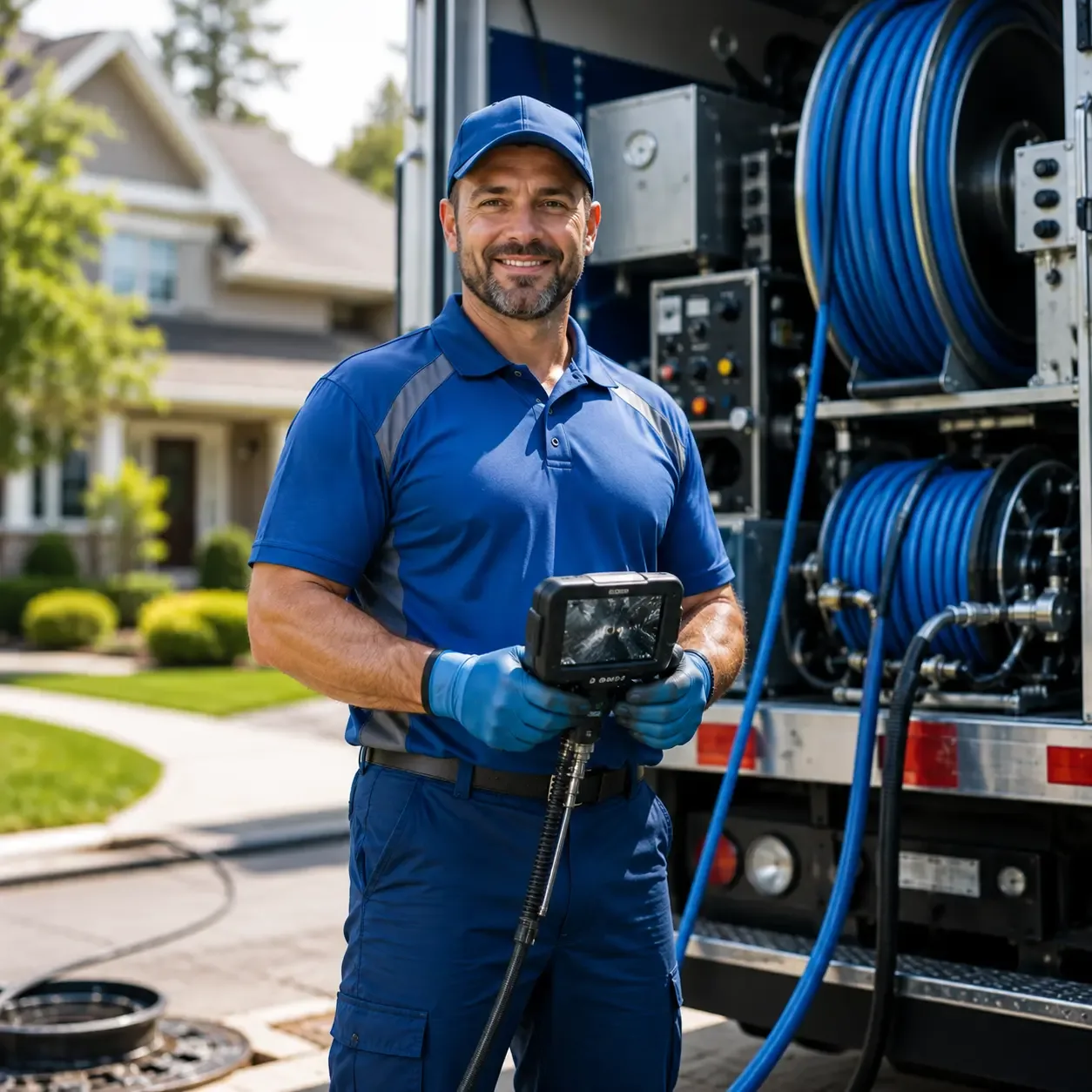 Local outdoor drain cleaning specialists in Laurel, IN